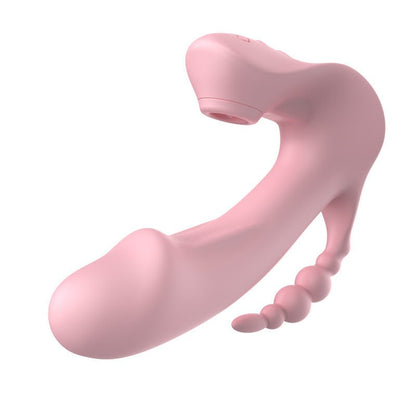 The Pleaser Triple™ Gen 2 - Double Penetration Vibrator and Suction! The Pleaser Pro