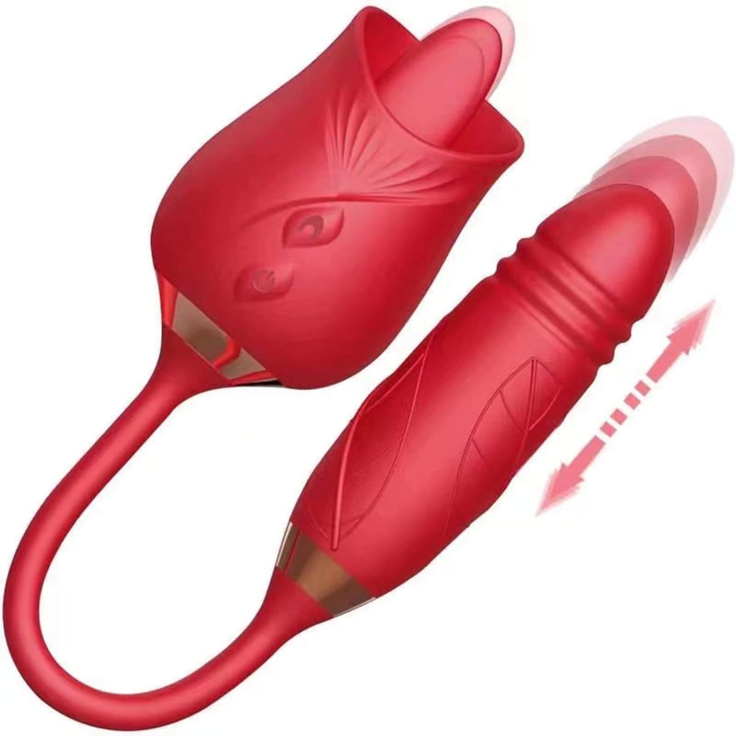 Tulip Toy for Women - Thrusting & Sucking Vibrator to get it all worked out! The Pleaser Pro