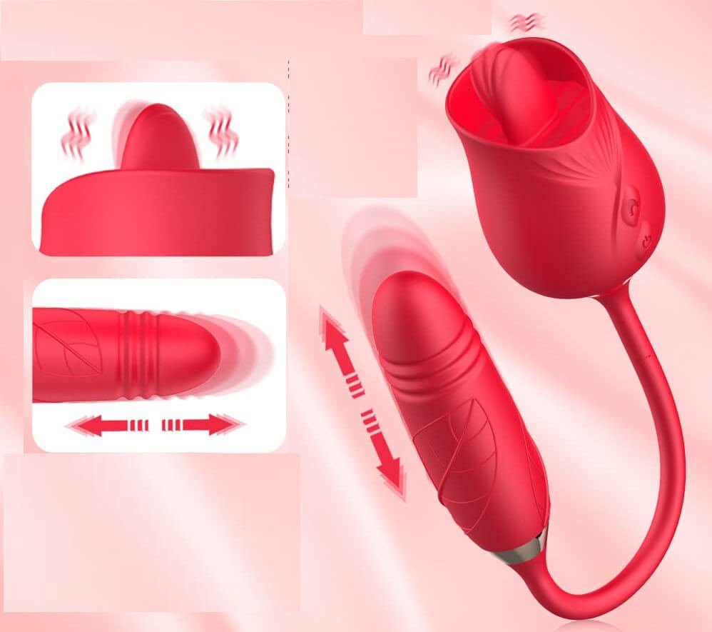 Tulip Toy for Women - All-in-one vibrator and G-spot stimulation! The Pleaser Pro